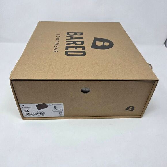 BARED FOOTWEAR PELTOPS CHELSEA BOOTS BLACK LEATHER WOMENS EU 34 US 4 4.5 NEW - Picture 7 of 8